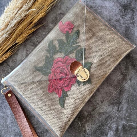 Şeffaf Hasır Çanta